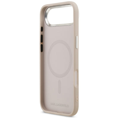 Karl Lagerfeld Karl &amp; Choupette Pins MagSafe Case for iPhone Air Pink