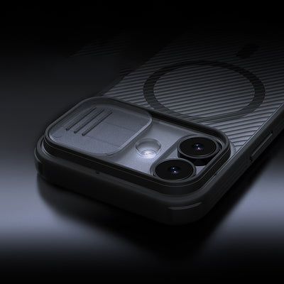 CamShield Pro Magnetic Case IP17 Transparent black — Nillkin