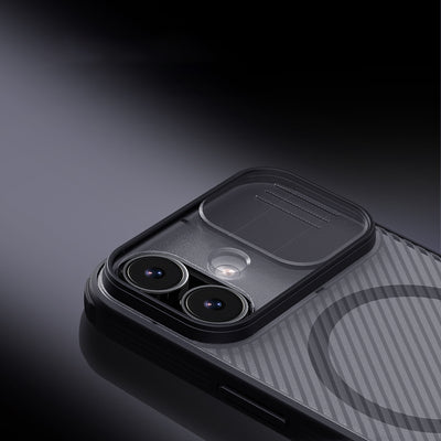 CamShield Pro Magnetic Case IP17 Transparent black — Nillkin