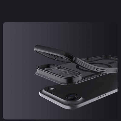 CamShield Pro Magnetic Case IP17 Air Transparent black — Nillkin