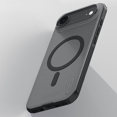 Super Frosted Shield Pro Magnetic Case IP17 Air Transparent black — Nillkin