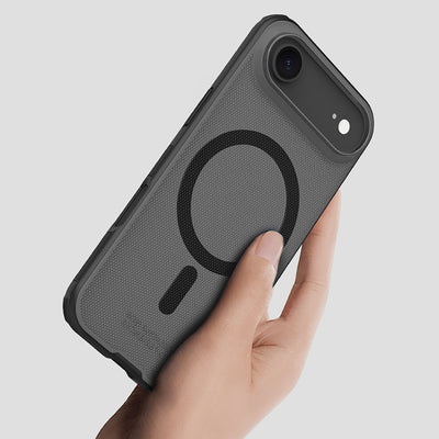 Super Frosted Shield Pro Magnetic Case IP17 Air Transparent black — Nillkin