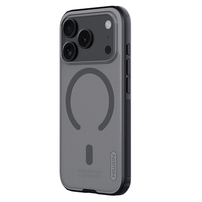 Super Frosted Shield Pro Magnetic Case IP17 Pro Transparent black — Nillkin