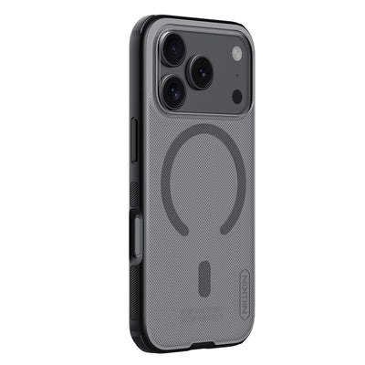 Super Frosted Shield Pro Magnetic Case IP17 Pro Transparent black — Nillkin