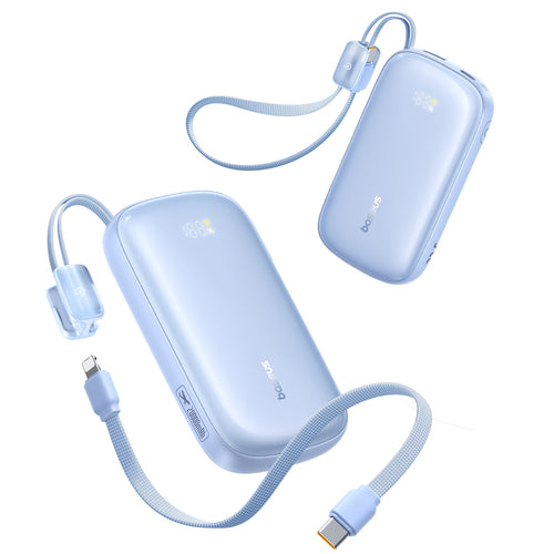 Baseus EnerFill FC21 Qpow 3 Ultra 20000mAh 22.5W Powerbank with Display and Cable Included - Blue