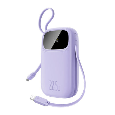 Baseus EnerFill FC21 Qpow 3 Ultra 20000mAh 22.5W Powerbank with Digital Display and Cable Included - Purple