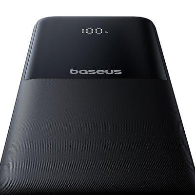 Baseus Lipow 10000mAh 22.5W Powerbank with Dual Built-in Cable with Display (with additional black Baseus Simple USB-A - USB-