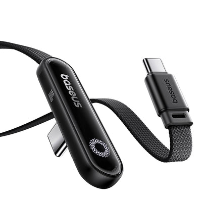 Baseus MVP 3 USB-C - USB-C 100W Cable Angled 1m - Black