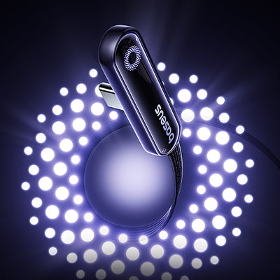 Baseus MVP 3 USB-C - USB-C 100W Cable Angled 1m - Black