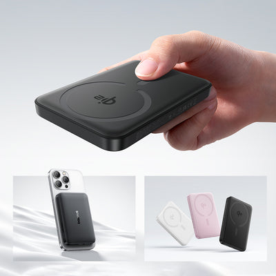 Baseus EnerFill FM12 10000mAh 22.5W Qi2 Power Bank MagSafe Compatible with Baseus Simple USB-C 20V/3A 30cm Cable - Black