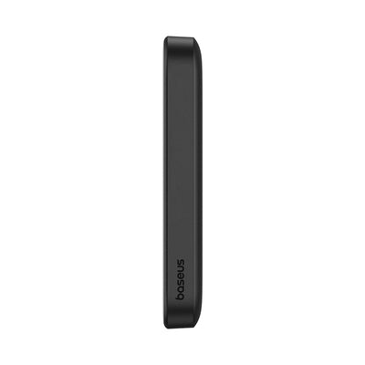Baseus Magnetic Mini Air 6000mAh 20W Powerbank with Inductive Charging and Baseus Simple USB-C Cable (20V/3A) 30cm - Black