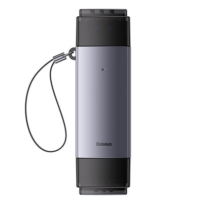 Baseus Lite Series USB-A/USB-C 3.0 SD/TF Card Reader - Gray