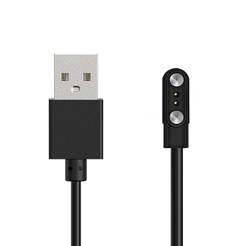 HUL-01 Magnetic Charger 2-pin 2.8mm for 60cm Smartwatches – Black — Hurtel