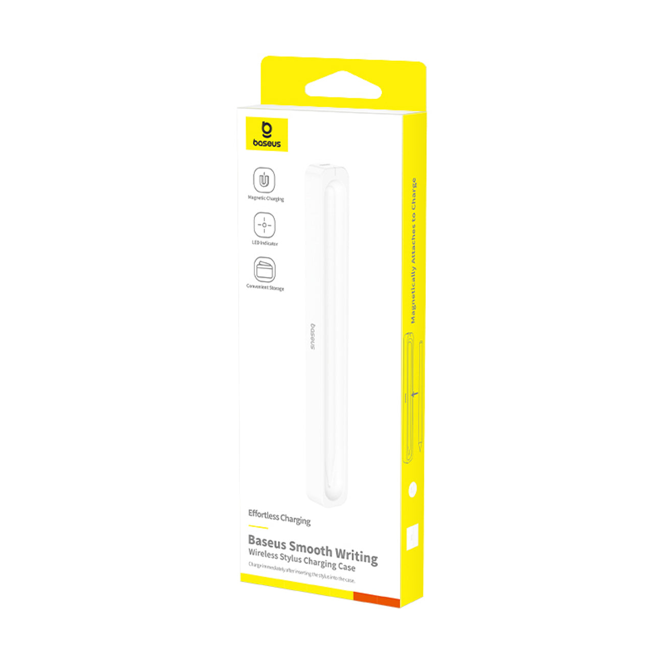 Baseus Smooth Writing Stylus Charging Case with Baseus Simple USB-C 3A Cable 30cm - White