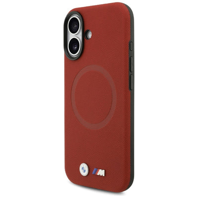 BMW M FW Metal Logo MagSafe Case for iPhone 17 - Red
