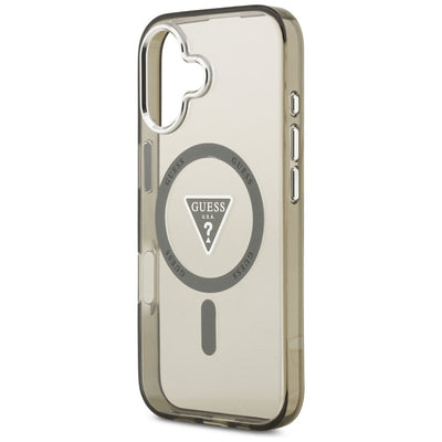 Guess IML Gradient Triangle Logo MagSafe case for iPhone 17 - olive