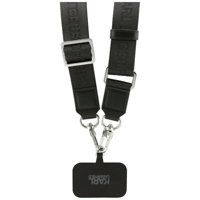 Karl Lagerfeld Big Strap Karl Metal Logo MagSafe Case for iPhone 17 Pro - Black