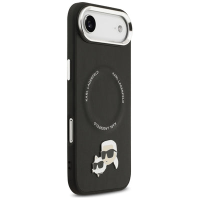 Karl Lagerfeld Karl &amp; Choupette Pins MagSafe Case for iPhone Air - Black