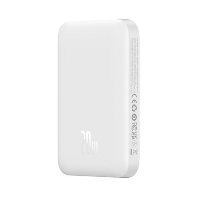Baseus Magnetic Mini Air PPCXM06A 6000mAh 20W Power Bank with Simple Series USB-C Cable - White