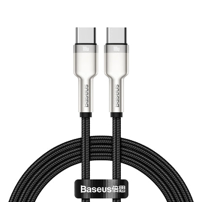 Cable USB-C to USB-C Baseus Cafule, 100W, 1m (black) - Product Image 2