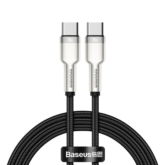 Cable USB-C to USB-C Baseus Cafule, 100W, 1m (black) - Product Image 2