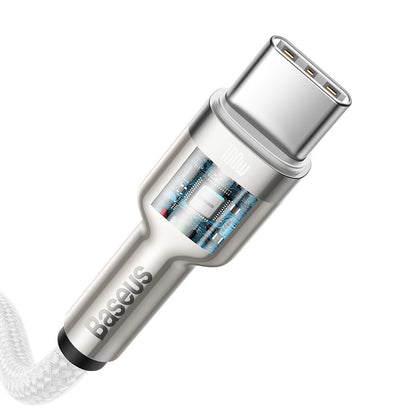 Cable USB-C to USB-C Baseus Cafule, 100W, 1m (white) - Product Image 5