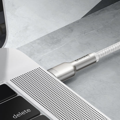 Cable USB-C to USB-C Baseus Cafule, 100W, 1m (white) - Product Image 6