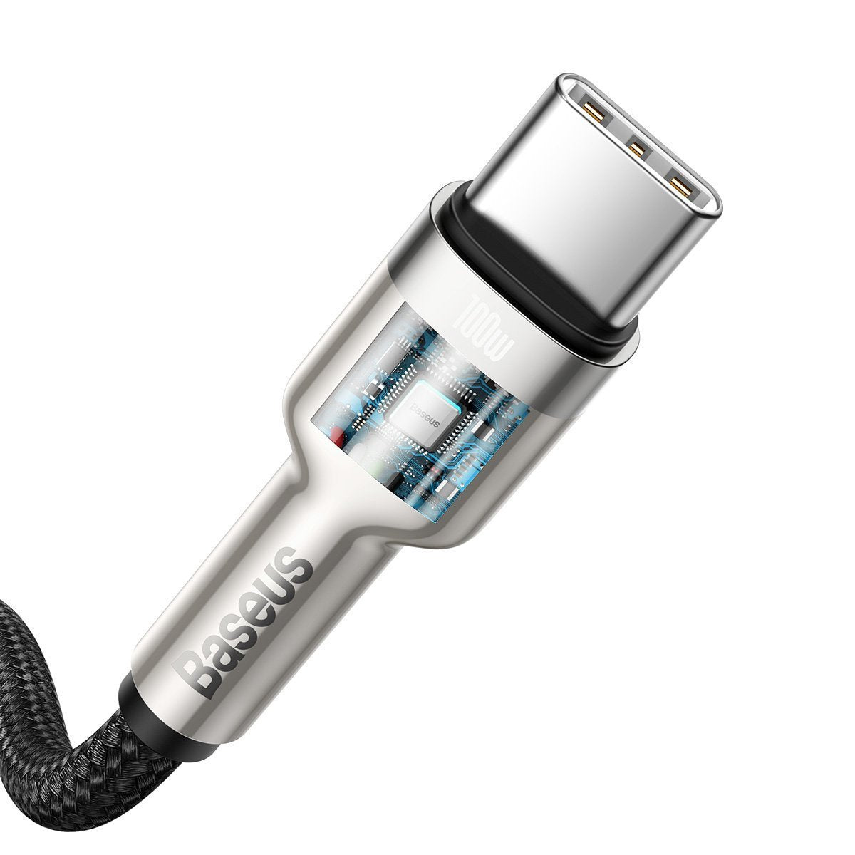 Cable USB-C to USB-C Baseus Cafule, 100W, 2m (black) - Product Image 5