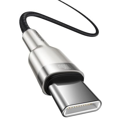Cable USB-C to USB-C Baseus Cafule, 100W, 2m (black) - Product Image 4
