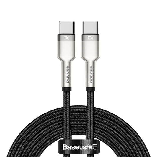 Cable USB-C to USB-C Baseus Cafule, 100W, 2m (black) - Product Image 2