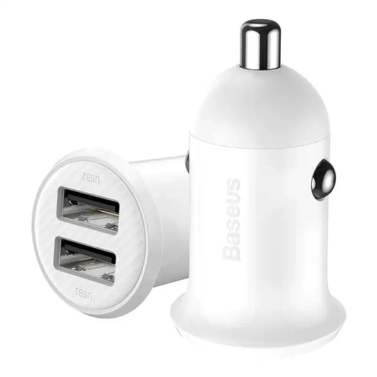 Baseus Grain Pro Car Charger 2x USB 4.8A (white) - Product Image 2