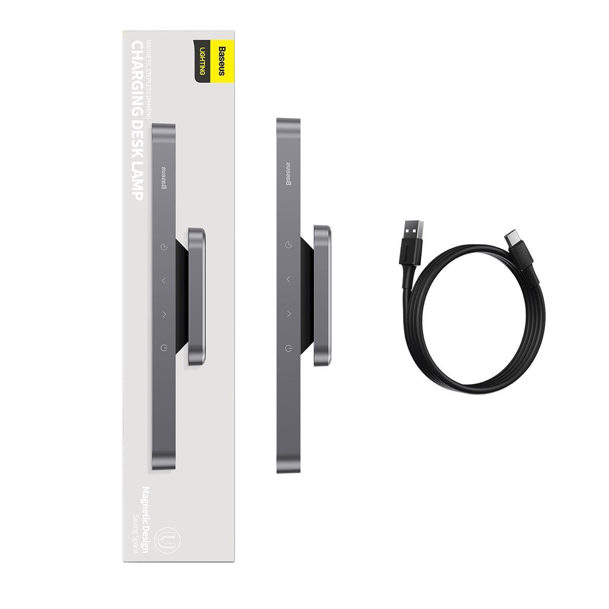Lamp Baseus Magnetic Stepless, with a touch panel (grey) - Product Image 11