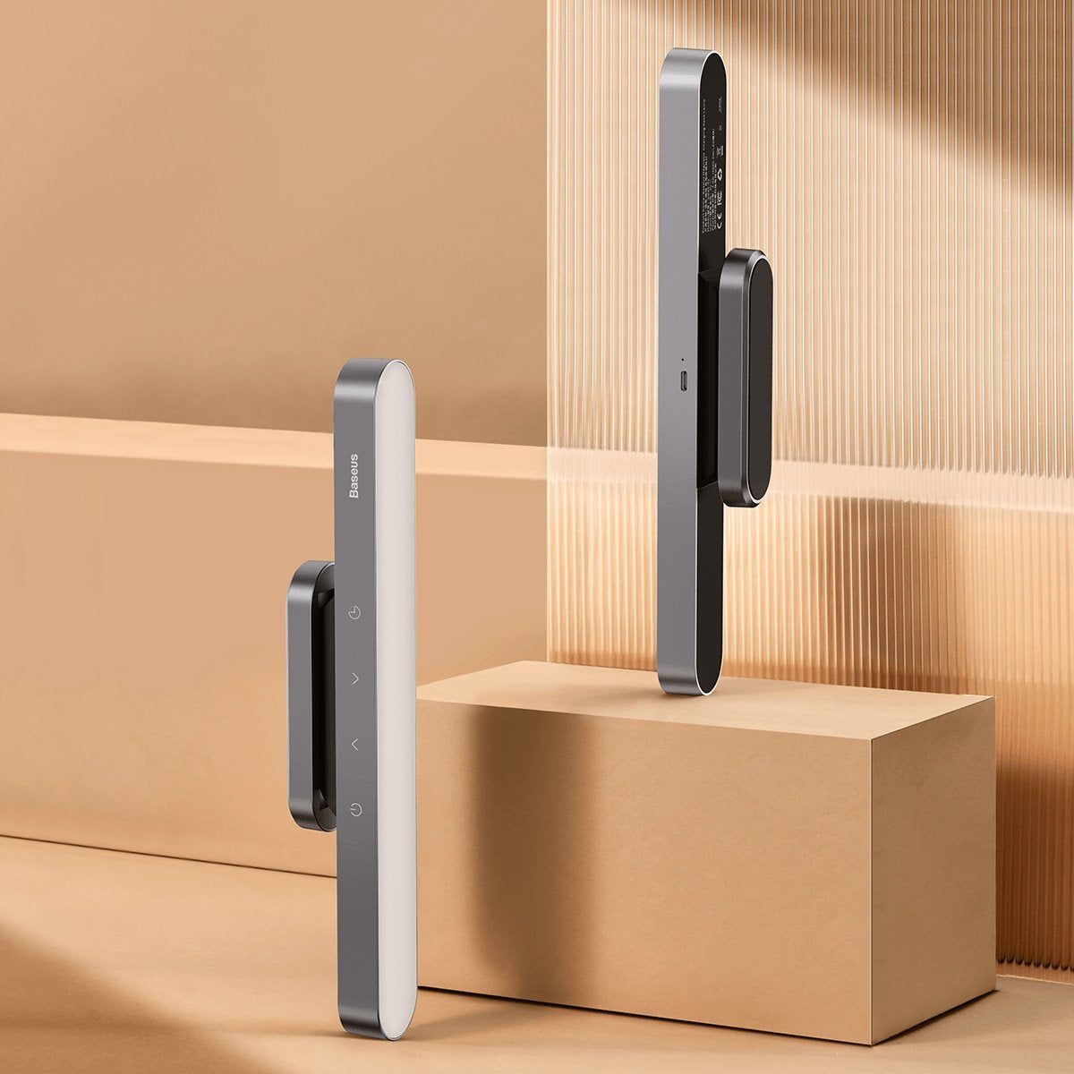 Lamp Baseus Magnetic Stepless, with a touch panel (grey) - Product Image 10