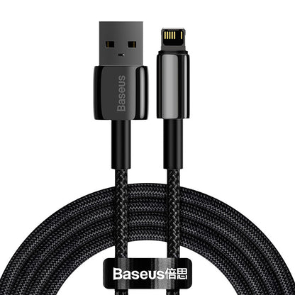 Baseus Tungsten Gold Cable USB to iP 2.4A 2m (black) - Product Image 1