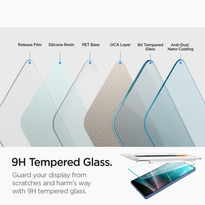 Spigen Glas.tR EZ FIT 2-pack tempered glass for Samsung Galaxy S25 Ultra - transparent