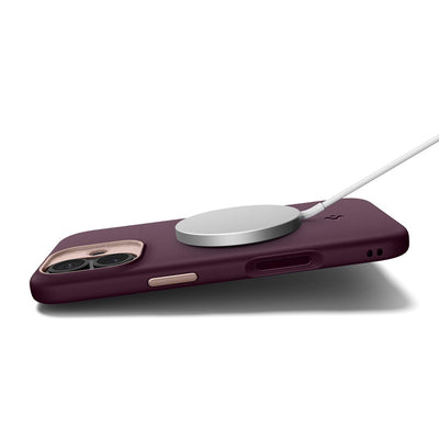 Spigen Nano Pop Mag MagSafe case for iPhone 17 - burgundy