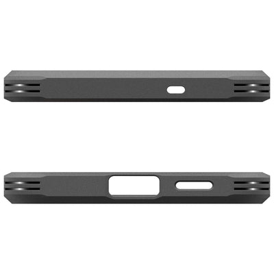 Spigen Tough Armor Mag MagSafe Case for Samsung Galaxy S25 FE - Black and Yellow