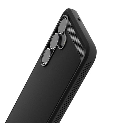 Spigen Rugged Armor Case for Samsung Galaxy S25 FE - Matte Black