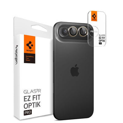 Spigen Optik Pro GLAS.TR ”EZ FIT” Camera Cover 2-pack for iPhone Air - Gold