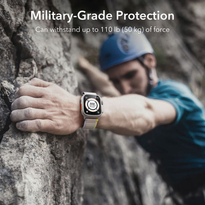 ESR Armorite 2-pack Tempered Glass for Apple Watch Ultra 49mm - Titanium