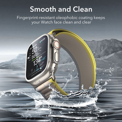 ESR Armorite 2-pack Tempered Glass for Apple Watch Ultra 49mm - Titanium