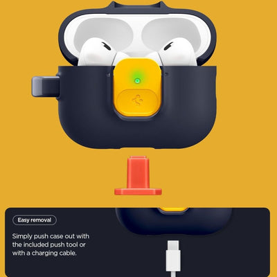 Spigen Nano Pop Case for AirPods Pro 3 - Navy Blue and Yellow