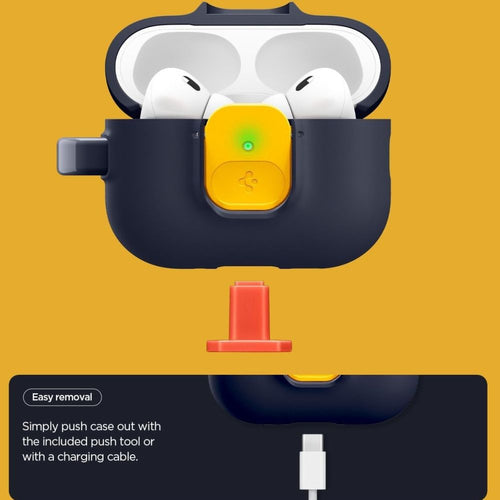 Spigen Nano Pop Case for AirPods Pro 3 - Navy Blue and Yellow