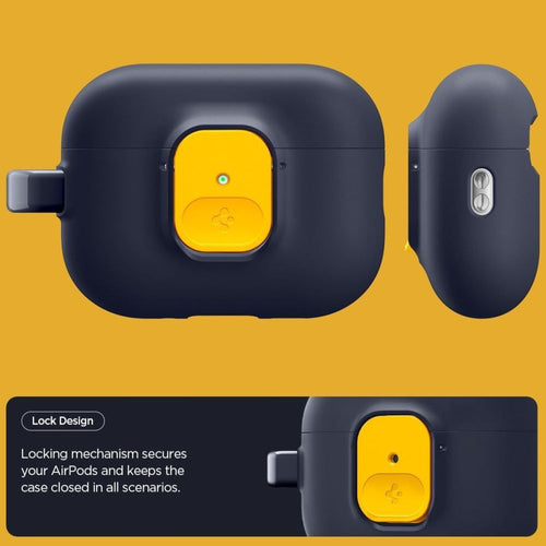Spigen Nano Pop Case for AirPods Pro 3 - Navy Blue and Yellow