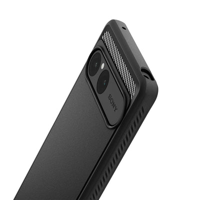 Spigen Rugged Armor Case for Sony Xperia 10 VII - Matte Black
