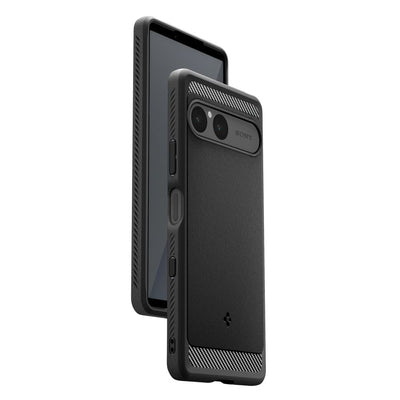 Spigen Rugged Armor Case for Sony Xperia 10 VII - Matte Black