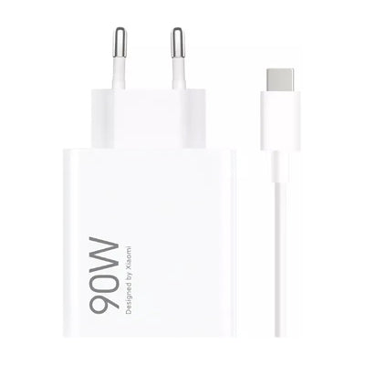 Xiaomi HyperCharge Combo 90W 6.1A USB-A Wall Charger with USB-C Cable - White