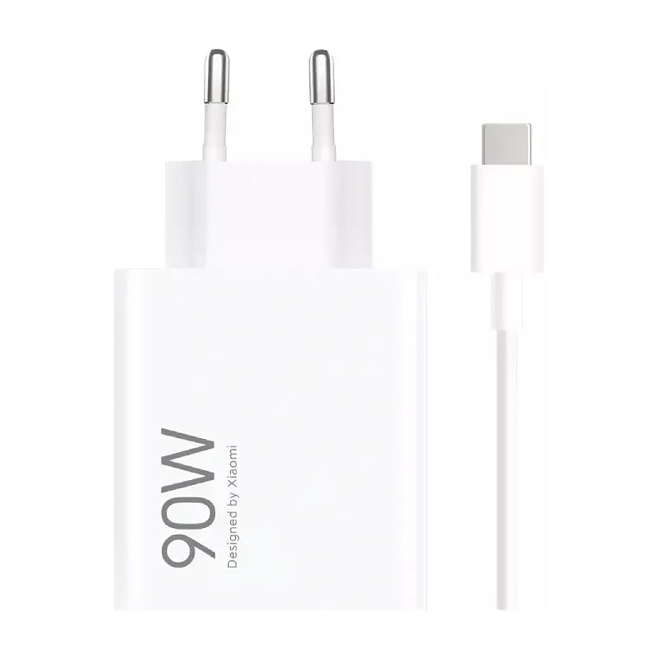 Xiaomi HyperCharge Combo 90W 6.1A USB-A Wall Charger with USB-C Cable - White
