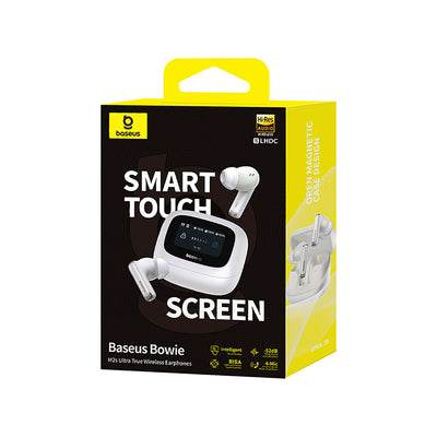 Baseus Bowie M2s Ultra TWS Wireless In-Ear Headphones with Interactive Screen - White