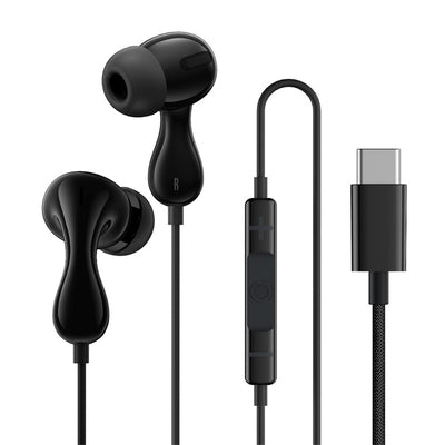 Baseus Encok CZ20 In-Ear Wired USB-C Headphones - Black
